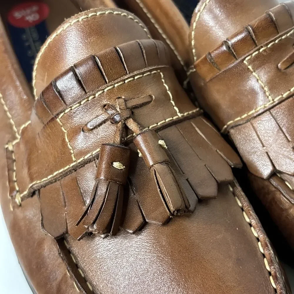 Giorgio Brutini Shoes Mens Size10M  Tassel Loafers Leather SlipOn